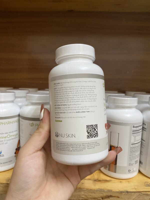 dầu cá nhuyễn thể krill oil marine omega 3 nu skin(120viên) - Hình ảnh 5